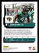 Josh Allen 2022 Panini Donruss Optic Football Base Back of Card