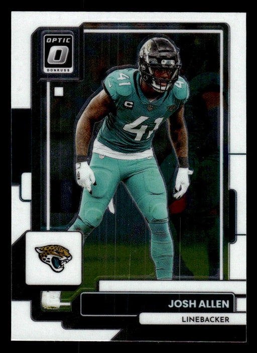 Josh Allen 2022 Panini Donruss Optic Football Base Front of Card