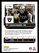 Maxx Crosby 2022 Panini Donruss Optic Football Base Back of Card