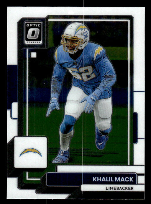 Khalil Mack 2022 Panini Donruss Optic Football Base Front of Card