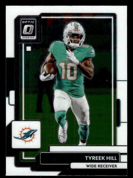 Tyreek Hill 2022 Panini Donruss Optic Football Base Front of Card