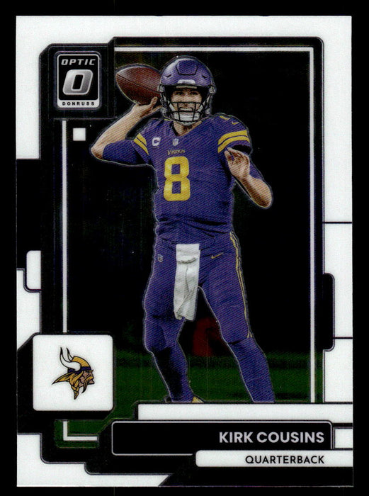 Kirk Cousins 2022 Panini Donruss Optic Football Base Front of Card