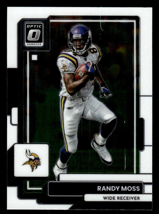 Randy Moss 2022 Panini Donruss Optic Football Base Front of Card