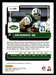 Joe Namath 2022 Panini Donruss Optic Football Base Back of Card