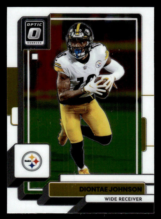 Diontae Johnson 2022 Panini Donruss Optic Football Base Front of Card