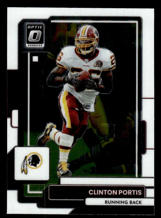 Clinton Portis 2022 Panini Donruss Optic Football Base Front of Card