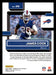 James Cook 2022 Panini Donruss Optic Football Base Back of Card