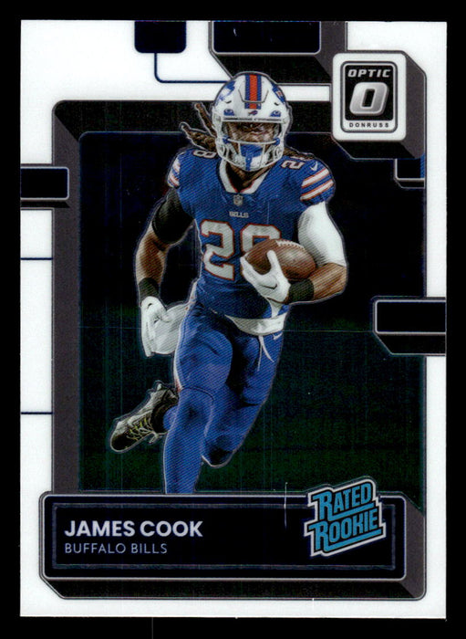 James Cook 2022 Panini Donruss Optic Football Base Front of Card