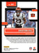 Daxton Hill 2022 Panini Donruss Optic Football Base Back of Card