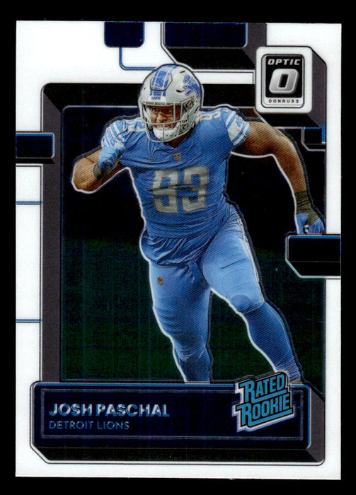 Josh Paschal 2022 Panini Donruss Optic Football Base Front of Card