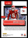Bryan Cook 2022 Panini Donruss Optic Football Base Back of Card