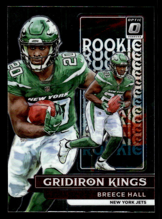 Breece Hall 2022 Panini Donruss Optic Football Gridiron Kings Front of Card