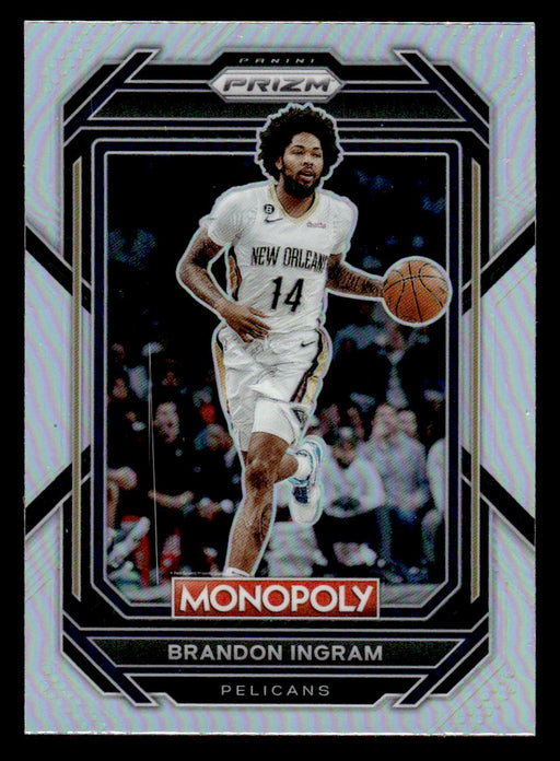 Brandon Ingram 2022-23 Panini Prizm NBA Monopoly Silver Prizm Front of Card