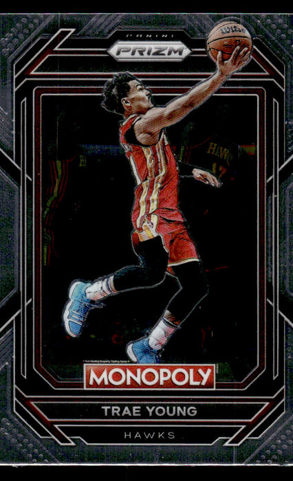 Trae Young 2022-23 Panini Prizm NBA Monopoly Base Front of Card