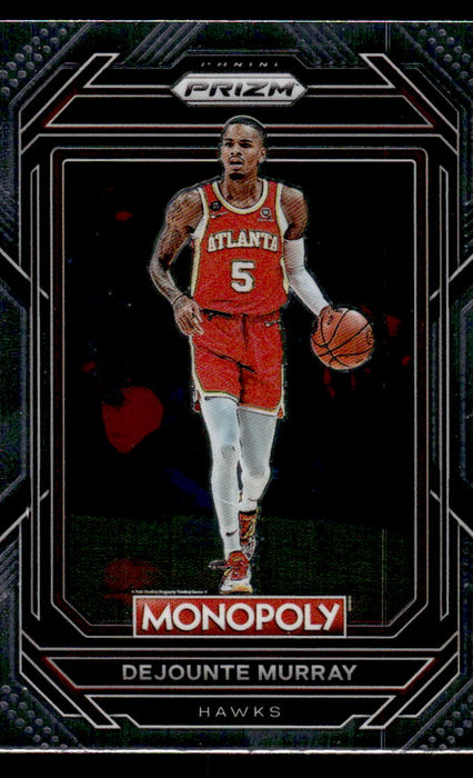 Dejounte Murray 2022-23 Panini Prizm NBA Monopoly Base Front of Card