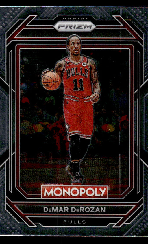 DeMar DeRozan 2022-23 Panini Prizm NBA Monopoly Base Front of Card