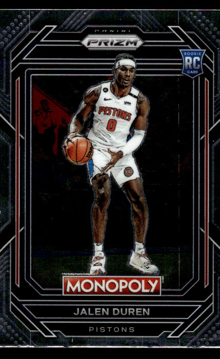 Jalen Duren 2022-23 Panini Prizm NBA Monopoly Base Front of Card