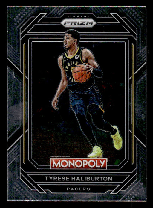 Tyrese Haliburton 2022-23 Panini Prizm NBA Monopoly Base Front of Card