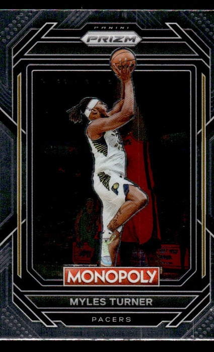 Myles Turner 2022-23 Panini Prizm NBA Monopoly Base Front of Card