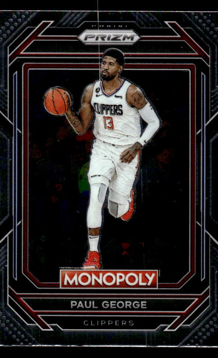 Paul George 2022-23 Panini Prizm NBA Monopoly Base Front of Card