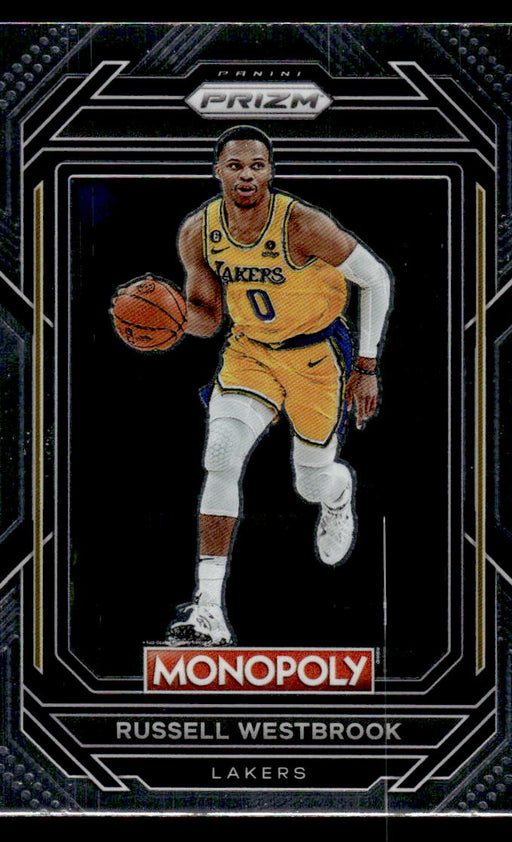 Russell Westbrook 2022-23 Panini Prizm NBA Monopoly Base Front of Card