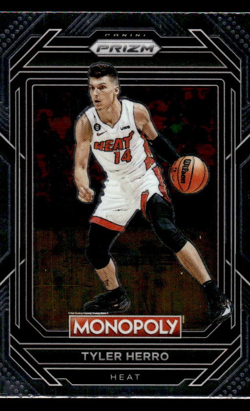 Tyler Herro 2022-23 Panini Prizm NBA Monopoly Base Front of Card