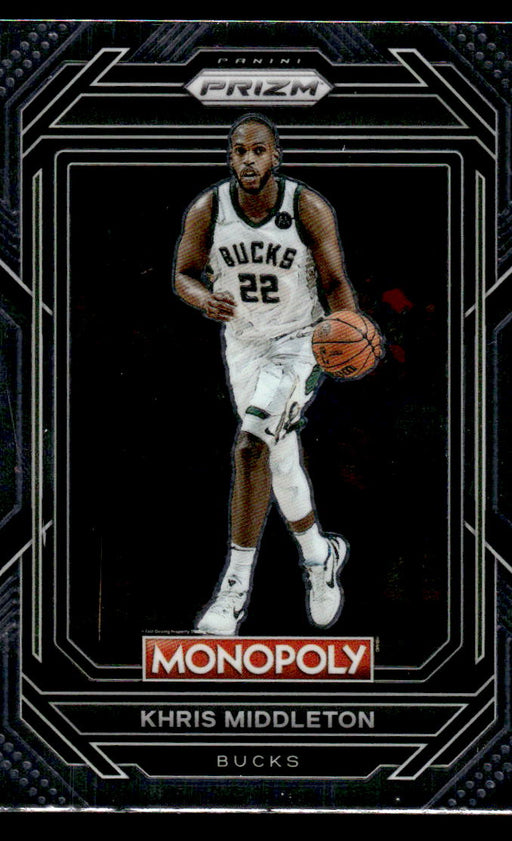 Khris Middleton 2022-23 Panini Prizm NBA Monopoly Base Front of Card