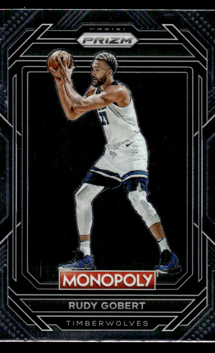 Rudy Gobert 2022-23 Panini Prizm NBA Monopoly Base Front of Card