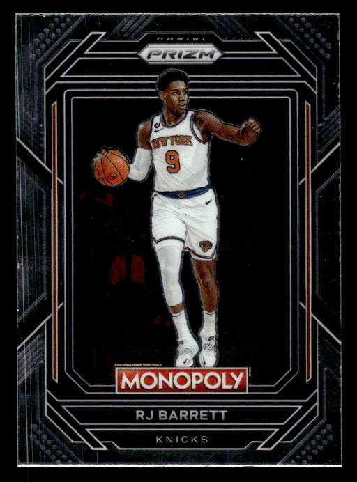 RJ Barrett 2022-23 Panini Prizm NBA Monopoly Base Front of Card