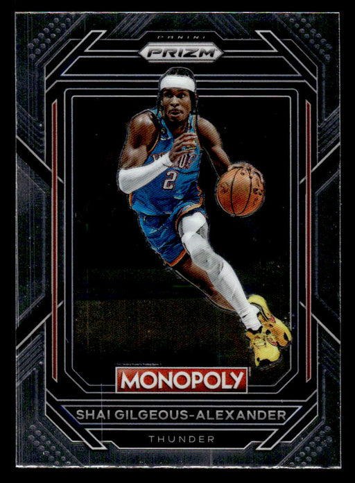 Shai Gilgeous-Alexander 2022-23 Panini Prizm NBA Monopoly Base Front of Card