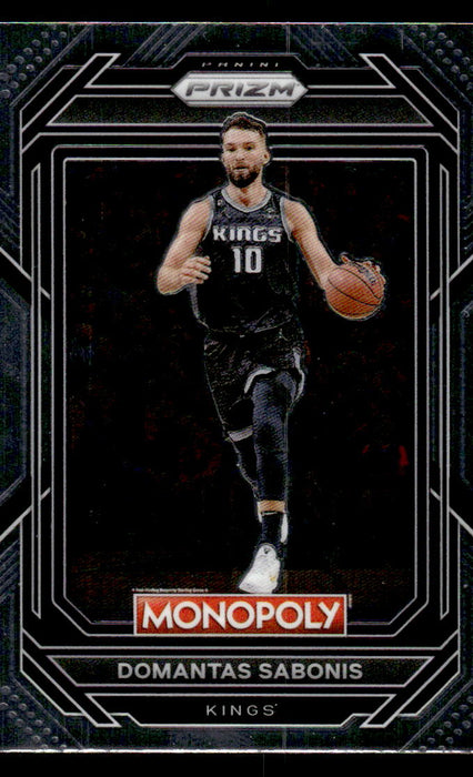 Domantas Sabonis 2022-23 Panini Prizm NBA Monopoly Base Front of Card