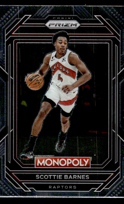 Scottie Barnes 2022-23 Panini Prizm NBA Monopoly Base Front of Card