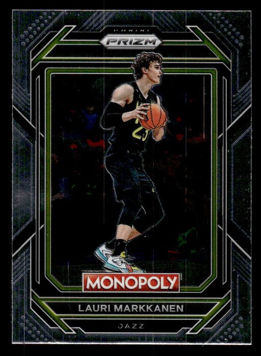 Lauri Markkanen 2022-23 Panini Prizm NBA Monopoly Base Front of Card