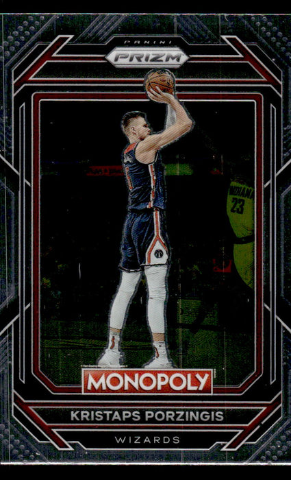 Kristaps Porzingis 2022-23 Panini Prizm NBA Monopoly Base Front of Card