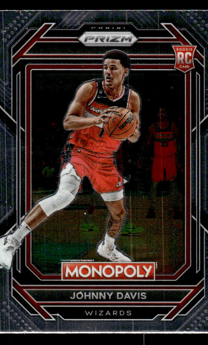 Johnny Davis 2022-23 Panini Prizm NBA Monopoly Base Front of Card