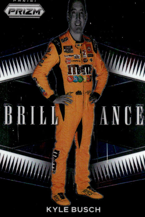 Kyle Busch 2022 Panini Prizm Racing Brilliance Front of Card