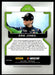 Erik Jones 2022 Panini Prizm Base Back of Card