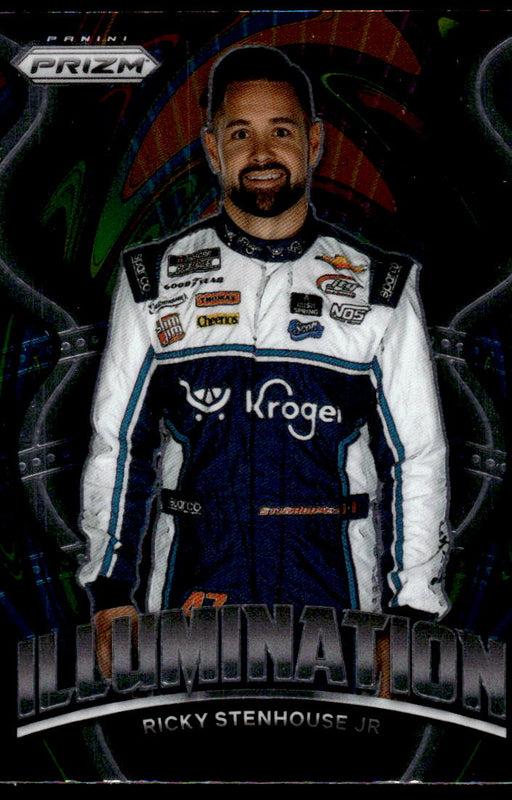 Ricky Stenhouse Jr 2022 Panini Prizm Racing Illumination Front of Card