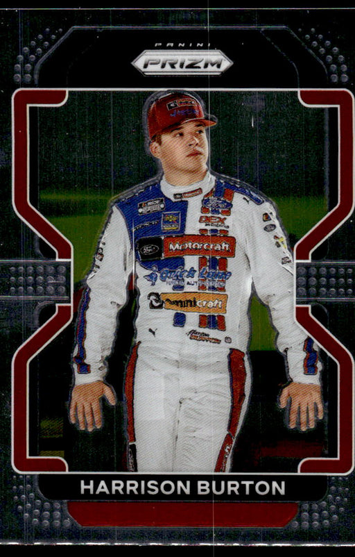 Harrison Burton 2022 Panini Prizm Base Front of Card