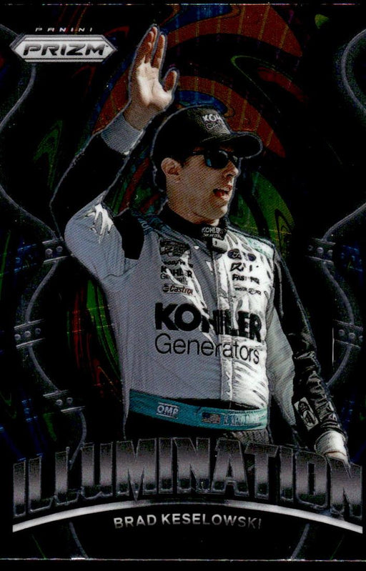 Brad Keselowski 2022 Panini Prizm Racing Illumination Front of Card