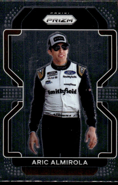 Aric Almirola 2022 Panini Prizm Racing Base Front of Card