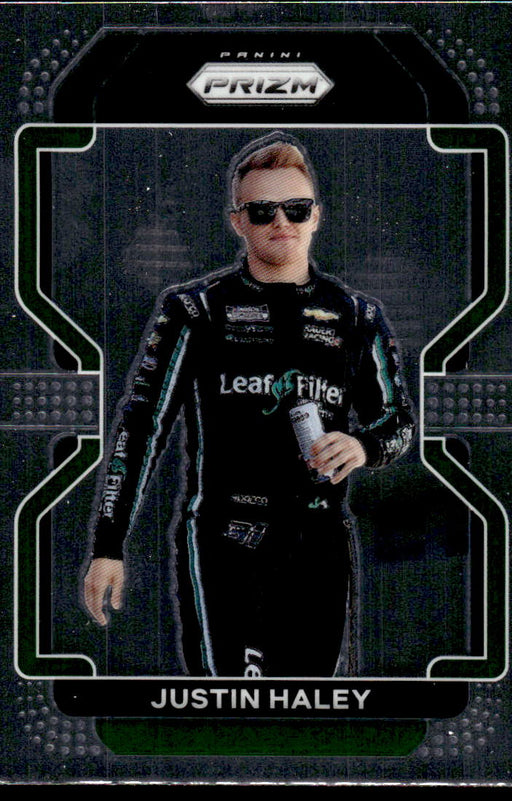 Justin Haley 2022 Panini Prizm Racing Base Front of Card