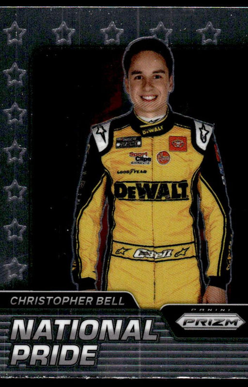 Christopher Bell 2022 Panini Prizm Racing National Pride Front of Card