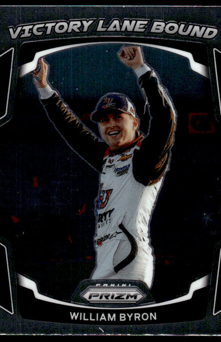 William Byron 2022 Panini Prizm Racing Victory Lane Front of Card