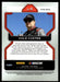 Cole Custer 2022 Panini Prizm Racing Silver Prizm Back of Card
