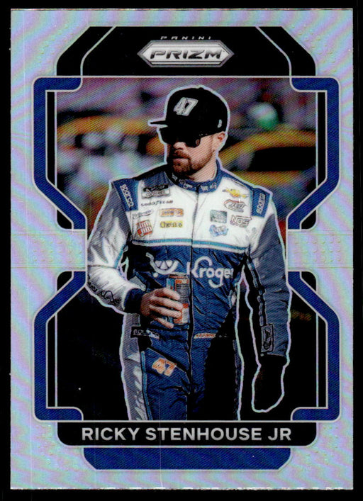 Ricky Stenhouse Jr 2022 Panini Prizm Racing Silver Prizm Front of Card