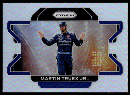 Martin Truex Jr. 2022 Panini Prizm Racing Silver Prizm Front of Card