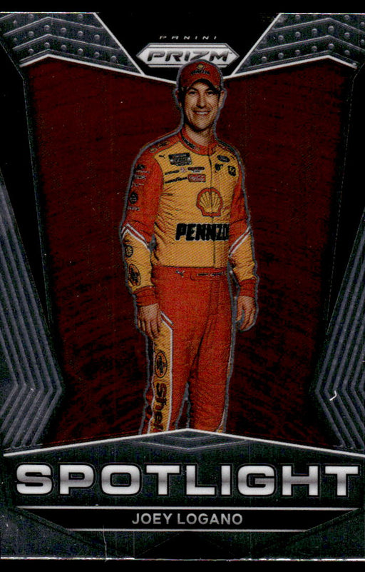 Joey Logano 2022 Panini Prizm Racing Spotlight Front of Card