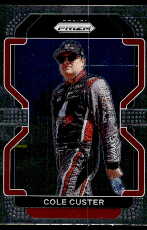 Cole Custer 2022 Panini Prizm Base Front of Card