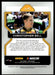 Christopher Bell 2022 Panini Prizm Racing Base Back of Card